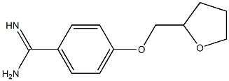 4-(tetrahydrofuran-2-ylmethoxy)benzenecarboximidamide 구조식 이미지