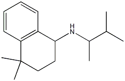 4,4-dimethyl-N-(3-methylbutan-2-yl)-1,2,3,4-tetrahydronaphthalen-1-amine 구조식 이미지