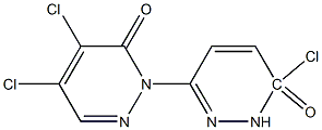 4,5,6'-trichloro-6H-1,3'-bipyridazin-6-one Structure