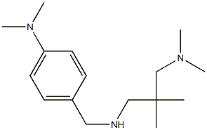 4-[({2-[(dimethylamino)methyl]-2-methylpropyl}amino)methyl]-N,N-dimethylaniline Structure