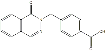 4-[(1-oxophthalazin-2(1H)-yl)methyl]benzoic acid 구조식 이미지