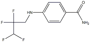 4-[(2,2,3,3-tetrafluoropropyl)amino]benzamide 구조식 이미지