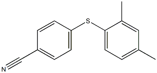 4-[(2,4-dimethylphenyl)sulfanyl]benzonitrile 구조식 이미지