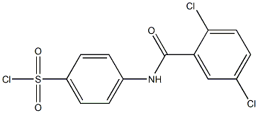 4-[(2,5-dichlorobenzene)amido]benzene-1-sulfonyl chloride Structure
