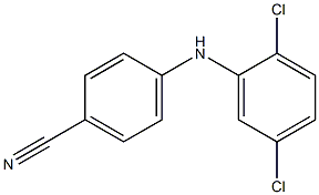 4-[(2,5-dichlorophenyl)amino]benzonitrile Structure