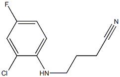 4-[(2-chloro-4-fluorophenyl)amino]butanenitrile 구조식 이미지