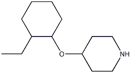 4-[(2-ethylcyclohexyl)oxy]piperidine 구조식 이미지