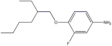 4-[(2-ethylhexyl)oxy]-3-fluoroaniline 구조식 이미지