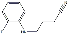 4-[(2-fluorophenyl)amino]butanenitrile 구조식 이미지