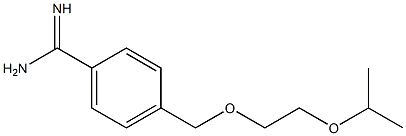 4-[(2-isopropoxyethoxy)methyl]benzenecarboximidamide 구조식 이미지