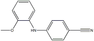 4-[(2-methoxyphenyl)amino]benzonitrile Structure