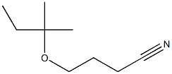 4-[(2-methylbutan-2-yl)oxy]butanenitrile 구조식 이미지