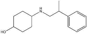 4-[(2-phenylpropyl)amino]cyclohexan-1-ol Structure