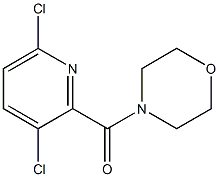 4-[(3,6-dichloropyridin-2-yl)carbonyl]morpholine 구조식 이미지