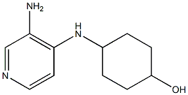 4-[(3-aminopyridin-4-yl)amino]cyclohexan-1-ol 구조식 이미지