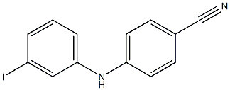 4-[(3-iodophenyl)amino]benzonitrile Structure