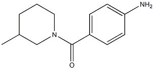 4-[(3-methylpiperidin-1-yl)carbonyl]aniline Structure