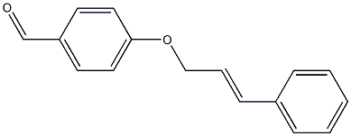 4-[(3-phenylprop-2-en-1-yl)oxy]benzaldehyde 구조식 이미지