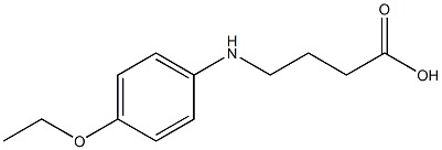 4-[(4-ethoxyphenyl)amino]butanoic acid 구조식 이미지