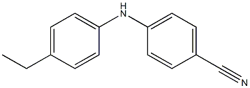 4-[(4-ethylphenyl)amino]benzonitrile Structure
