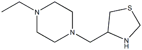 4-[(4-ethylpiperazin-1-yl)methyl]-1,3-thiazolidine 구조식 이미지