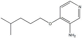 4-[(4-methylpentyl)oxy]pyridin-3-amine 구조식 이미지