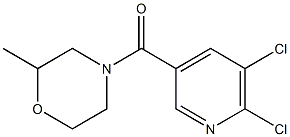 4-[(5,6-dichloropyridin-3-yl)carbonyl]-2-methylmorpholine Structure