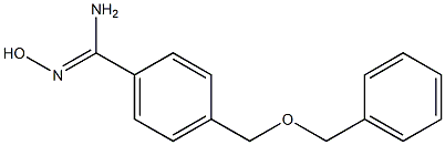 4-[(benzyloxy)methyl]-N'-hydroxybenzenecarboximidamide 구조식 이미지