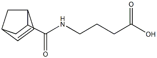 4-[(bicyclo[2.2.1]hept-5-en-2-ylcarbonyl)amino]butanoic acid Structure