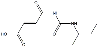 4-[(butan-2-ylcarbamoyl)amino]-4-oxobut-2-enoic acid Structure