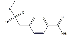 4-[(dimethylsulfamoyl)methyl]benzene-1-carbothioamide Structure