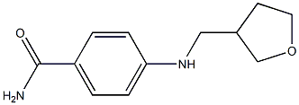 4-[(oxolan-3-ylmethyl)amino]benzamide 구조식 이미지