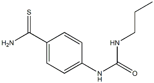 4-[(propylcarbamoyl)amino]benzene-1-carbothioamide Structure