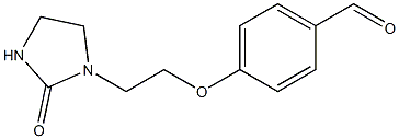 4-[2-(2-oxoimidazolidin-1-yl)ethoxy]benzaldehyde 구조식 이미지