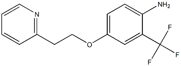 4-[2-(pyridin-2-yl)ethoxy]-2-(trifluoromethyl)aniline Structure