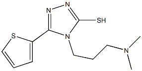 4-[3-(dimethylamino)propyl]-5-(thiophen-2-yl)-4H-1,2,4-triazole-3-thiol Structure