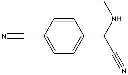 4-[cyano(methylamino)methyl]benzonitrile 구조식 이미지