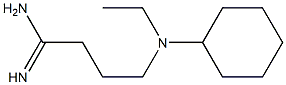 4-[cyclohexyl(ethyl)amino]butanimidamide Structure