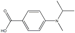 4-[methyl(propan-2-yl)amino]benzoic acid 구조식 이미지