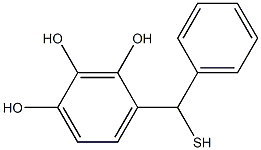 4-[phenyl(sulfanyl)methyl]benzene-1,2,3-triol Structure