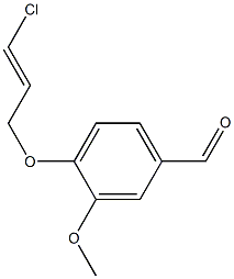 4-{[(2E)-3-chloroprop-2-enyl]oxy}-3-methoxybenzaldehyde Structure