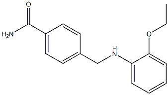 4-{[(2-ethoxyphenyl)amino]methyl}benzamide 구조식 이미지