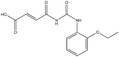 4-{[(2-ethoxyphenyl)carbamoyl]amino}-4-oxobut-2-enoic acid 구조식 이미지