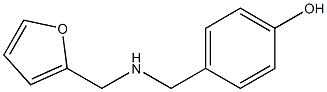 4-{[(2-furylmethyl)amino]methyl}phenol 구조식 이미지