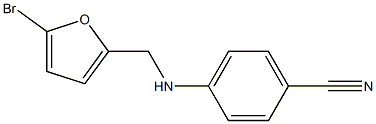 4-{[(5-bromofuran-2-yl)methyl]amino}benzonitrile 구조식 이미지