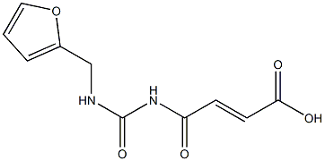 4-{[(furan-2-ylmethyl)carbamoyl]amino}-4-oxobut-2-enoic acid 구조식 이미지