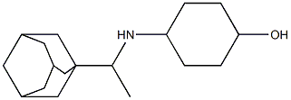 4-{[1-(adamantan-1-yl)ethyl]amino}cyclohexan-1-ol Structure