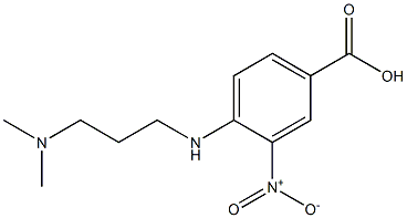 4-{[3-(dimethylamino)propyl]amino}-3-nitrobenzoic acid Structure