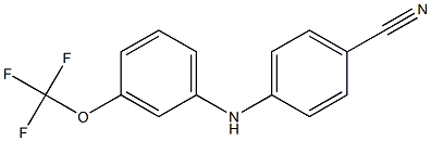 4-{[3-(trifluoromethoxy)phenyl]amino}benzonitrile 구조식 이미지