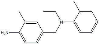 4-{[ethyl(2-methylphenyl)amino]methyl}-2-methylaniline 구조식 이미지